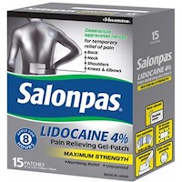 Parches analgésico Salonpas Forte - 15 parches grandes
